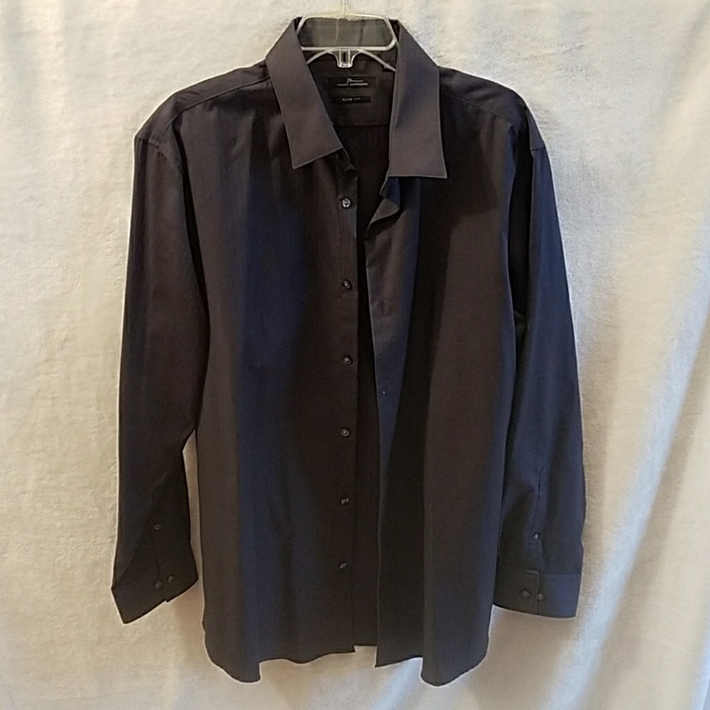 Mark Anthony, slim fit bottom down shirt